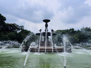 国宝の美しい噴水