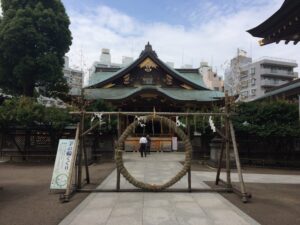 湯島天神　茅の輪