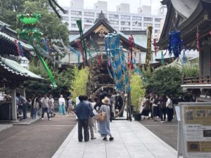 湯島天神七夕飾り