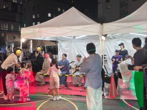 麹町・番町の盆踊りの生歌生演奏