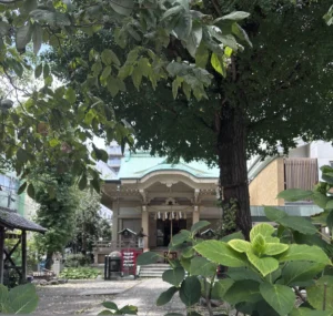矢先稲荷神社の拝殿