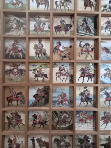 私が見上げた、矢先稲荷神社の天井画馬の絵