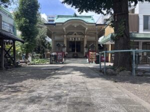 矢先稲荷神社の拝殿